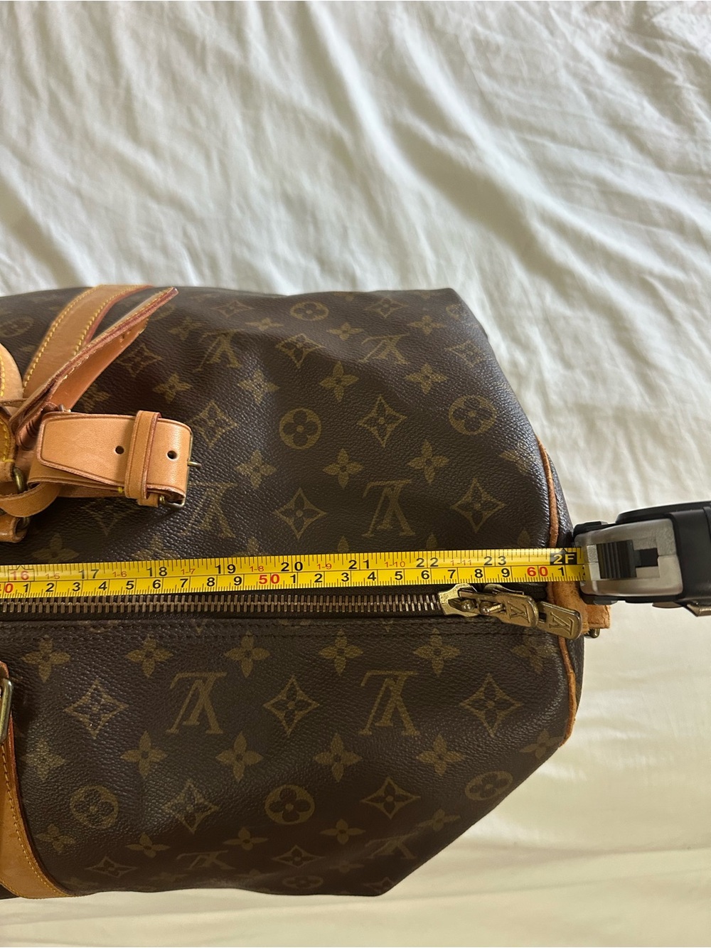 Used Louis Vuitton Monogram Keepall Bandouliere 60 M41412 Women's Bosto 3... - Picture 7 of 9